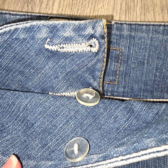 SO Y2K Style Jean Mini Skirt Juniors Size 3 - Picture 3 of 7